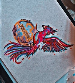 Phoenix fleurie